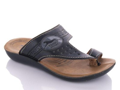 Шлепанцы детские DeMur (30-35) Aksoft black (лето)