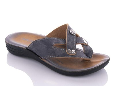 Шлепанцы детские DeMur (30-35) Apolomax grey (лето)
