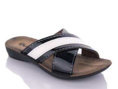 Шлепанцы детские DeMur (25-30) B7144 black (лето)