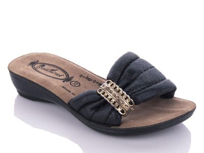 Шлепанцы детские DeMur (25-30) B809 black (лето)