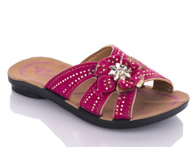Шлепанцы детские DeMur (25-29) Belena1 fuchsia (лето)