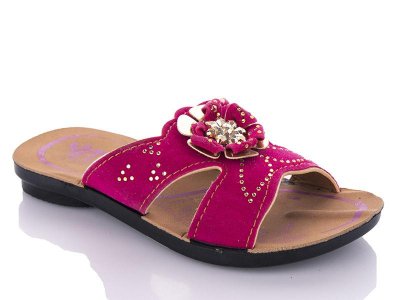 Шлепанцы детские DeMur (25-29) Belena2 fuchsia (лето)