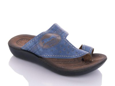 Шлепанцы детские DeMur (24-29) Bksoft blue (лето)