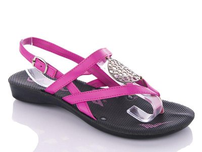 Босоножки женские DeMur (37-41) Collar fuchsia (лето)