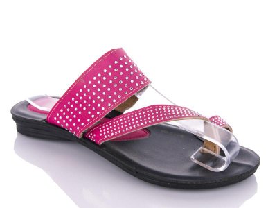 Шлепки женские DeMur (36-40) Linda fuchsia (лето)