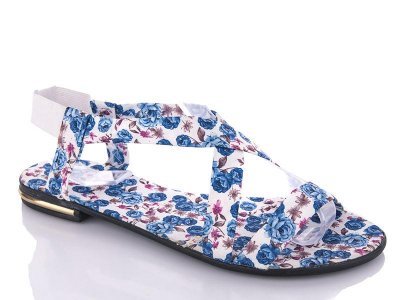 Босоножки женские DeMur (36-40) Samiri 10211 blue (лето)