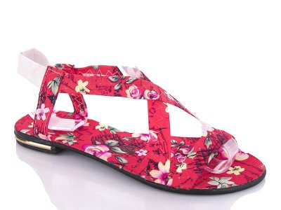 Босоножки женские DeMur (36-40) Samiri 10210 red (лето)