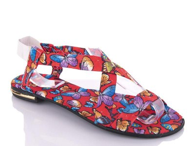 Босоножки женские DeMur (36-40) Samiri 10214 red (лето)