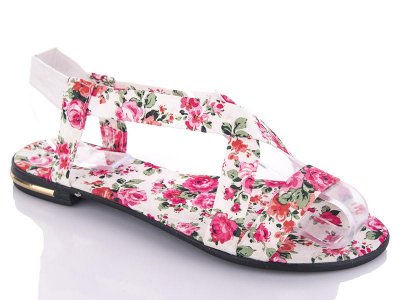 Босоножки женские DeMur (36-40) Samiri 10218 white (лето)