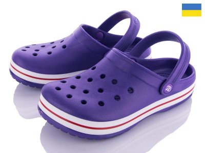 Кроксы женские Roks (36-41) 324 фиолетовый (лето)