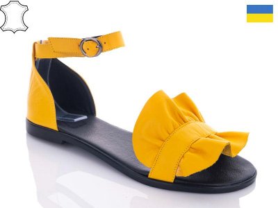 Босоножки женские Sali (36-40) 888-667 yellow (лето)