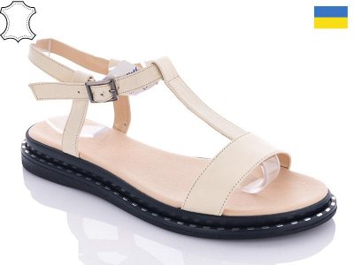 Босоножки женские Sali (36-40) 608-011-21 beige (лето)