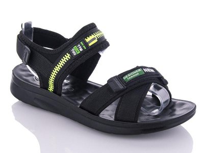 Босоножки подростковые Goldstar (36-41) 22181 green (лето)