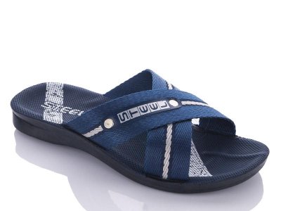 Шлепанцы мужские DeMur (41-45) STL1 blue (лето)
