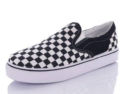 Слипоны женские JIBUKANG (35-40) F02 black (деми)