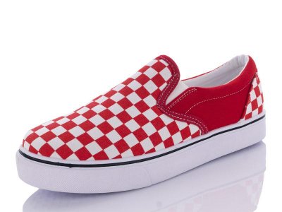 Слипоны женские JIBUKANG (35-40) F02 red (деми)