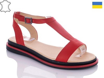Босоножки женские Sali (36-40) 619 red (лето)