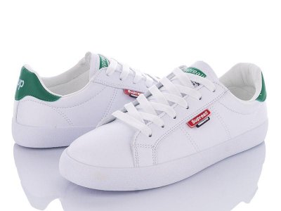 Кеды женские Violeta (36-40) Q109-715 white-green (деми)