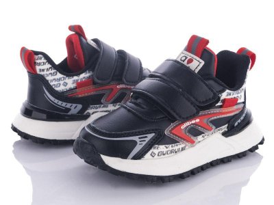 Кроссовки для мальчиков Clibee-Apawwa (26-31) L230 black-red (деми)