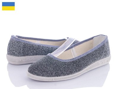 Балетки женские Dago (36-41) Каховка Ж лодочка серебро (лето)