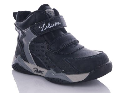 Ботинки для мальчиков Башили (31-36) 4729-EA1960-1 black-black (деми)