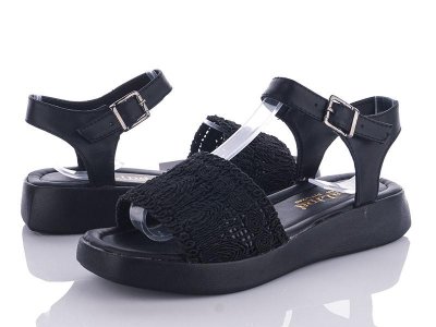 Босоножки женские Violeta (36-40) 15002 black (лето)