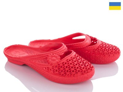 Шлепки женские Vladimir (36-41) DS ПЖ08 красный (лето)