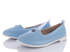 Туфли женские Zahar (36-41) B55-2 lt.blue (деми)