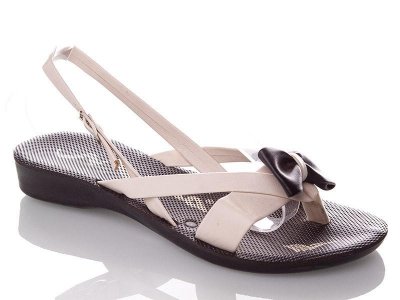Босоножки женские DeMur (37-41) Bant beige (лето)