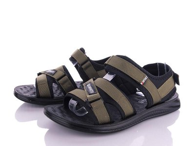 Босоножки мужские Baolikang (40-45) 67 green (лето)