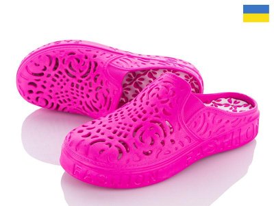 Кроксы женские Golden Lion (36-41) Сабо розовый (лето)