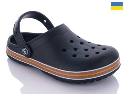 Кроксы детские Dago (33-36) Dago Д328 черный (лето)
