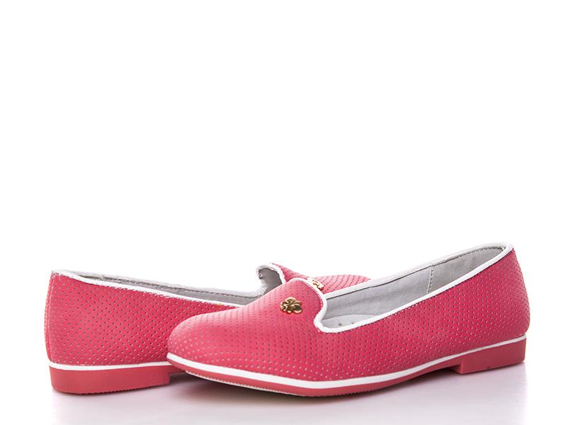 Туфли для девочек Apawwa (31-36) D328 w.red (деми)