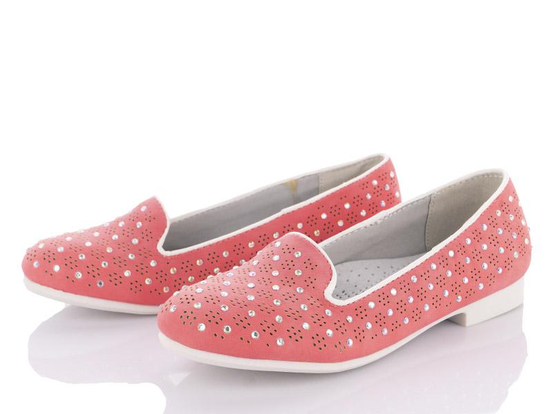 Туфли для девочек Apawwa (31-36) D371 wather-red (деми)