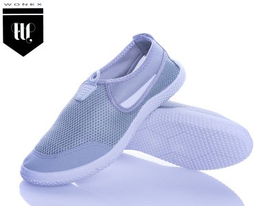 Слипоны мужские Violeta (40-45) 16-100 l.grey (деми)