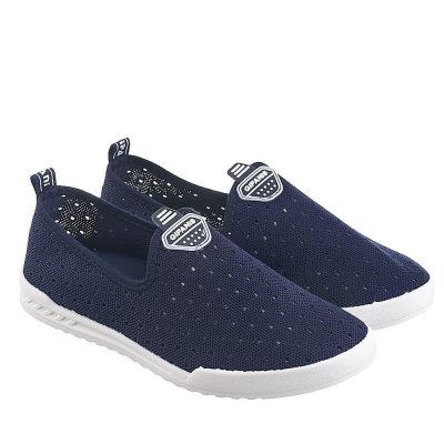Слипоны мужские DeMur (41-45) 932 blue (лето)