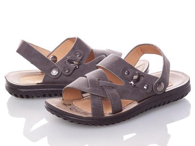 Босоножки детские для мальчиков Starkids (31-36) L9109 grey (лето)