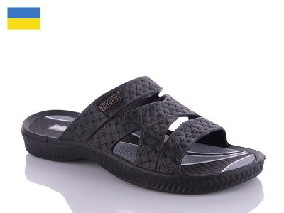 Шлепанцы мужские Dago (40-46) Progress М229 черный (лето)