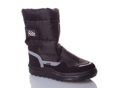Дутики мужские ShoesViento (41-45) 008 черный (зима)