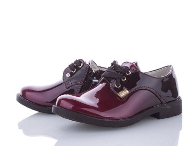 Туфли для девочек Clibee-Apawwa (25-30) T809A wine-black (деми)