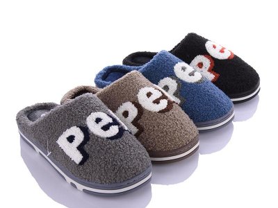 Тапочки подростковые Plaazzo (36-41) W763 mix (зима)