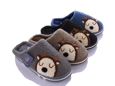 Тапочки подростковые Plaazzo (36-41) W765 mix (зима)