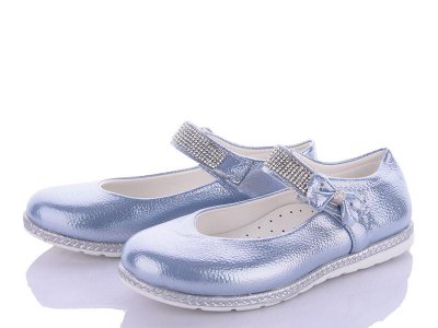 Туфли для девочек Soylu (26-30) K041 l.blue (деми)