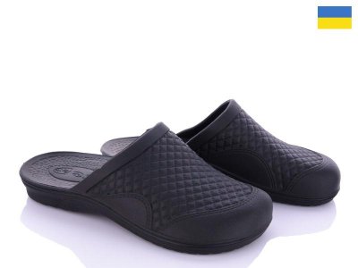 Шлепанцы мужские DreamStan (41-45) П28 черный (лето)