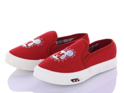 Слипоны детские DeMur (26-30) G2850-001 микки red (деми)