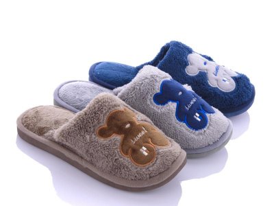 Тапочки подростковые Deshman (36-41) LK2271 mix (зима)