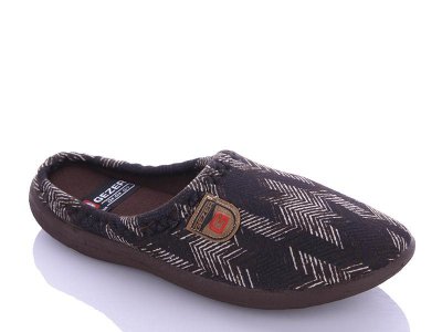 Тапочки подростковые Dago (36-40) П525 коричневый (деми)