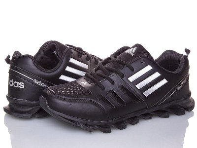 Кроссовки мужские Class-shoes (41-45) 1648-31 black-silver (деми)