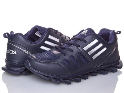 Кроссовки мужские Class-shoes (41-45) 1648-31 navy-silver (деми)