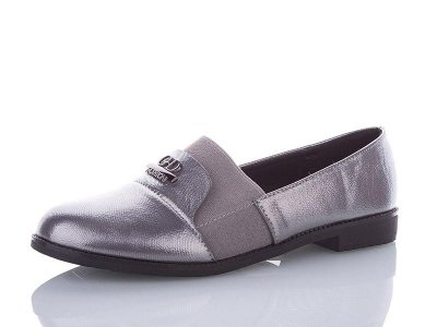 Туфли женские Maiguan (36-41) 6788 silver (деми)
